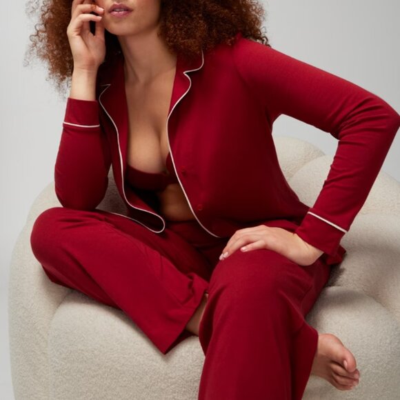 NWT Soma Embraceable Long Sleeve Pajama Set - Picture 3 of 5